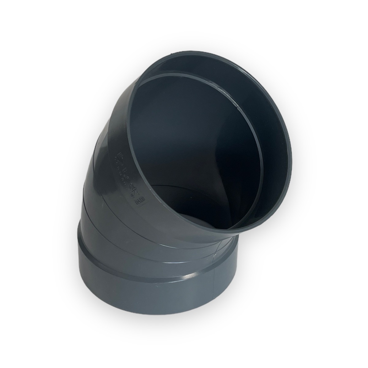 Wäschesaugrohr Bogen 45 Grad 160mm iso