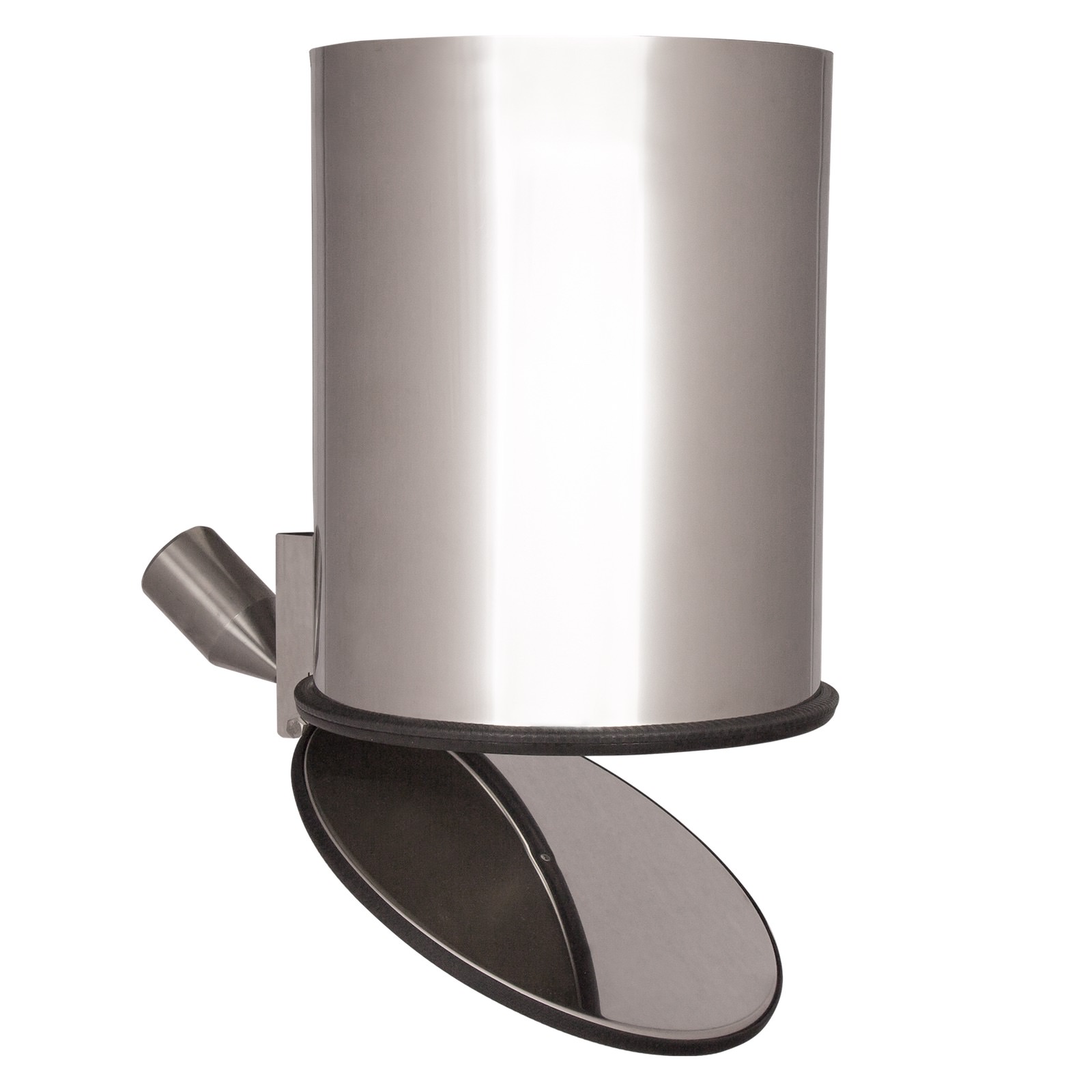 Endrohr als Abschlussklappe Seitenansicht